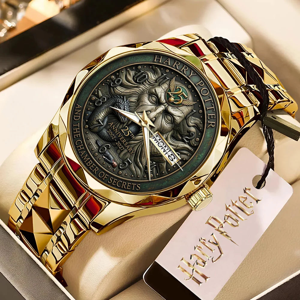 Harry Potter and The Chamber of Secrets 25th Anniversary Alloy Luxury Quartz Watch - TMTHU8995