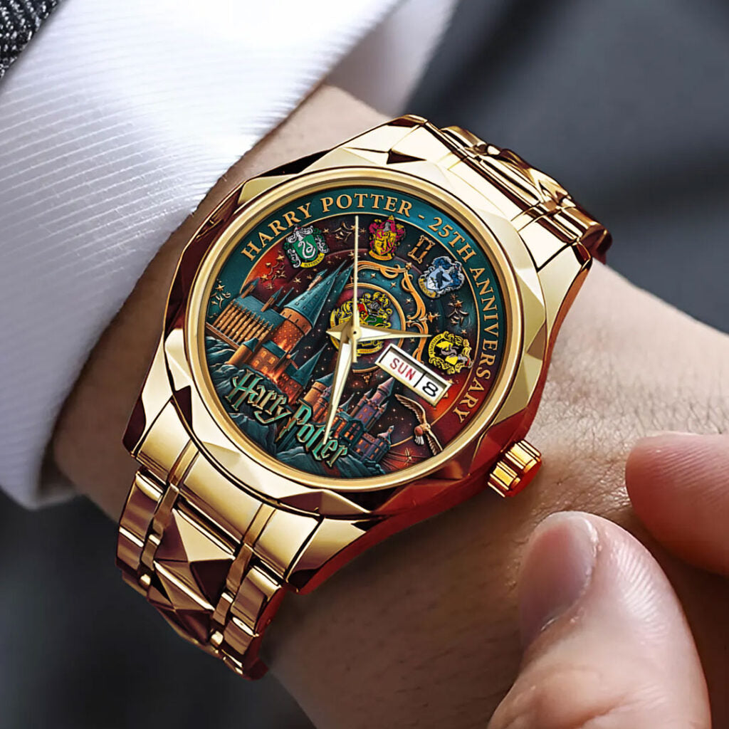 Harry Potter 25th Anniversary Alloy Luxury Quartz Watch - TMTHU2883