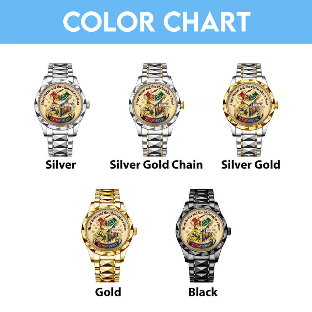 Harry Potter 25th Anniversary Alloy Luxury Quartz Watch - TMTHU2842