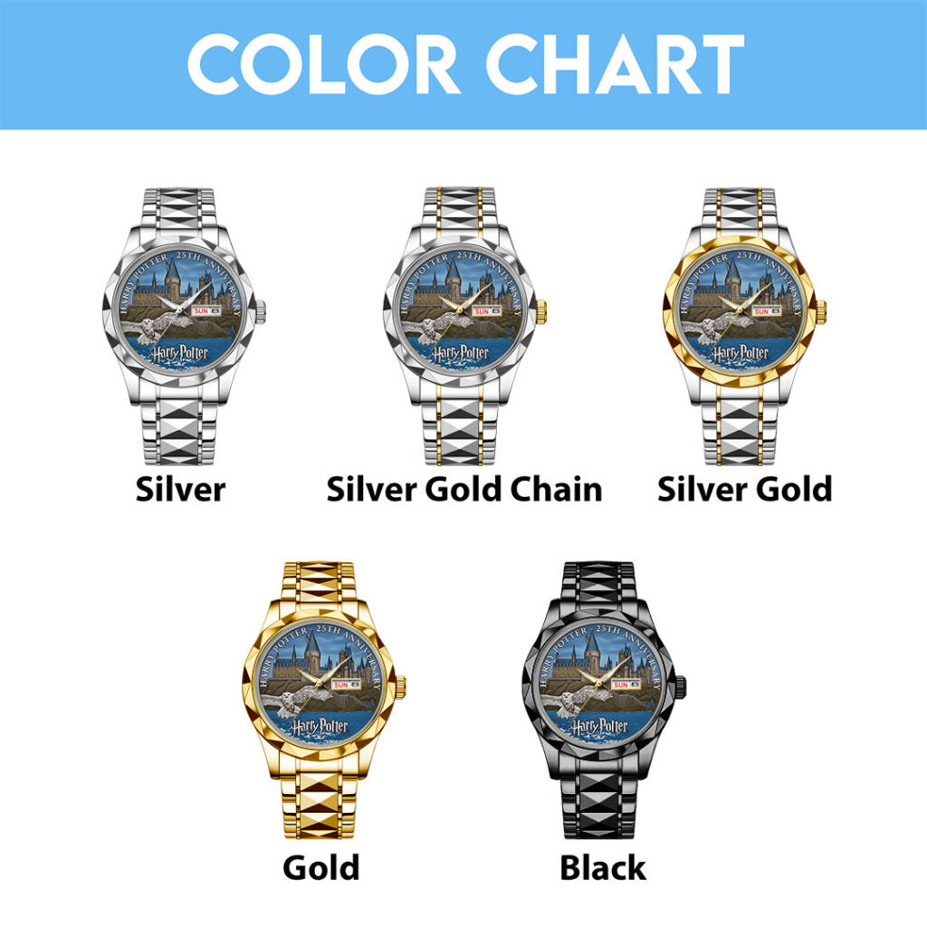 Harry Potter 25th Anniversary Alloy Luxury Quartz Watch - TMTHU2932