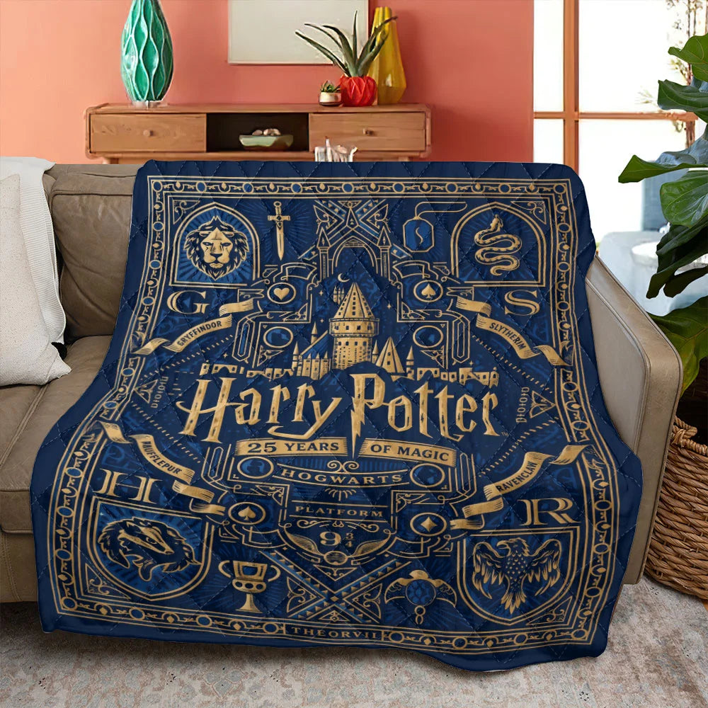 Harry Potter 25th Anniversary Quilt Blanket - TMTHU8991