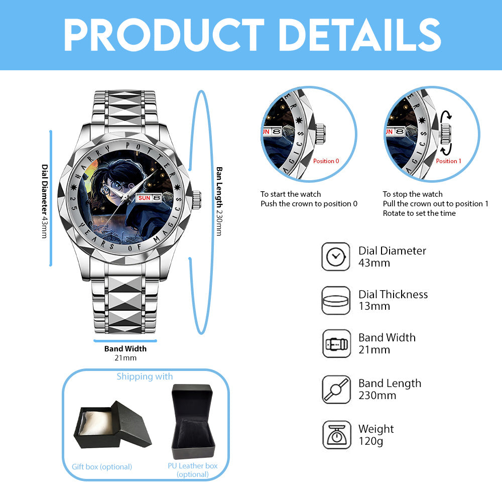 Harry Potter 25th Anniversary 2026 Alloy Luxury Quartz Watch - TANTN19393