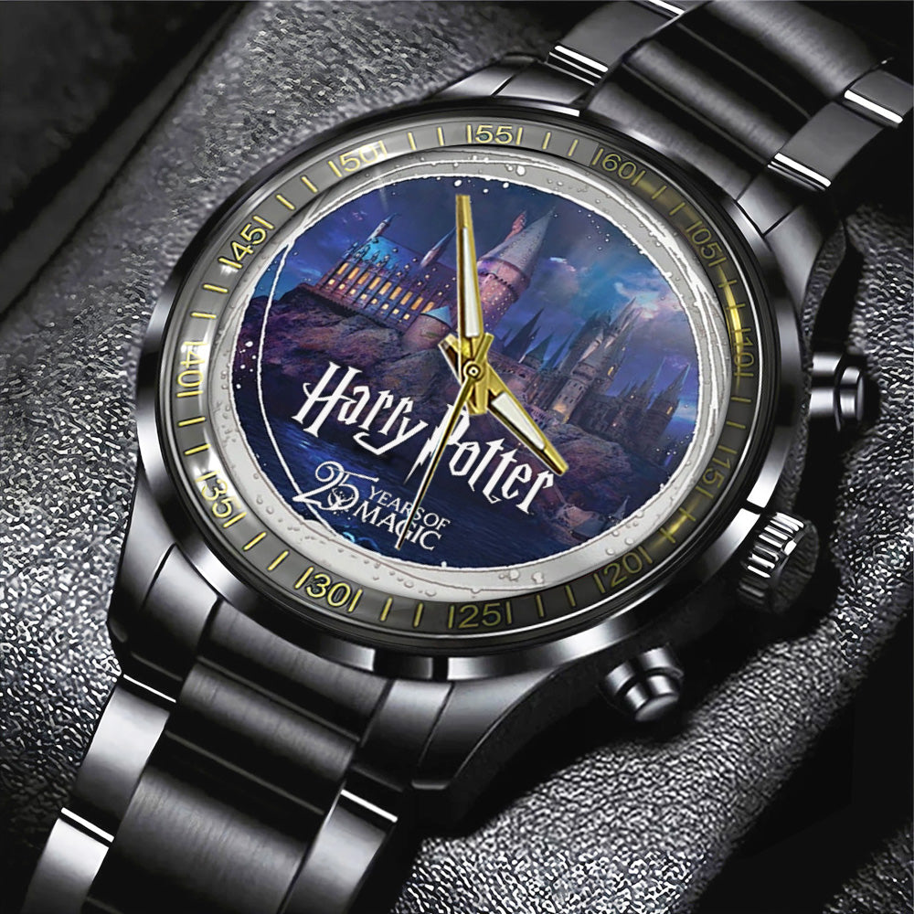 Harry Potter 25th Anniversary 2026 Black Stainless Steel Watch - TANTN19678