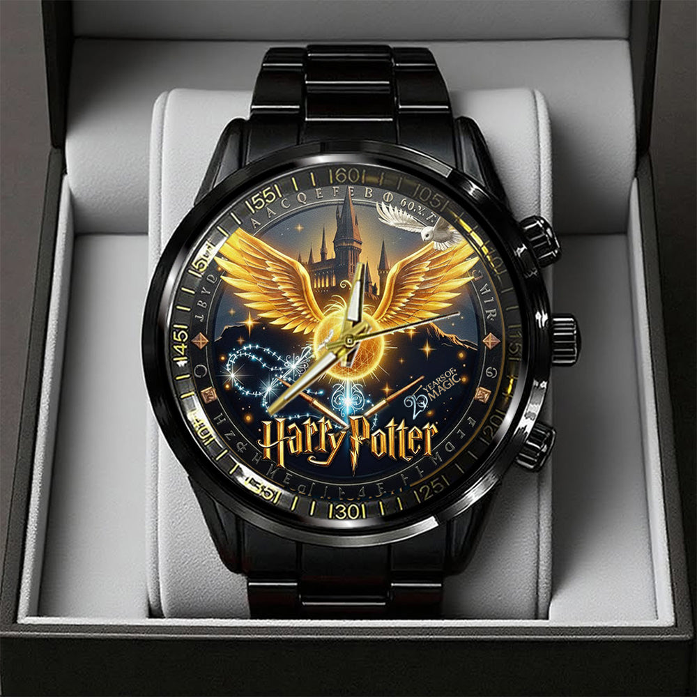 Harry Potter 25th Anniversary 2026 Black Stainless Steel Watch - TANTN19702