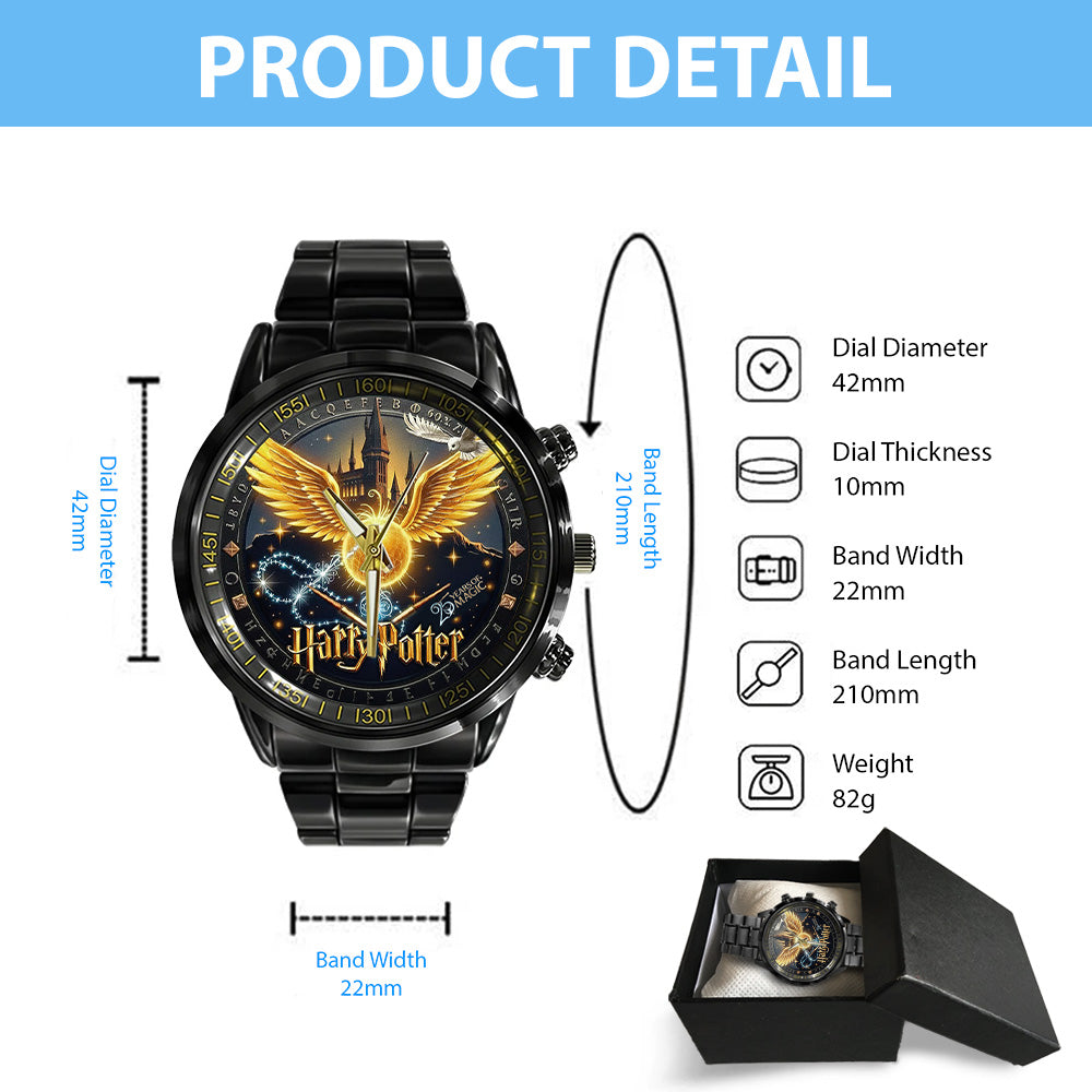 Harry Potter 25th Anniversary 2026 Black Stainless Steel Watch - TANTN19702