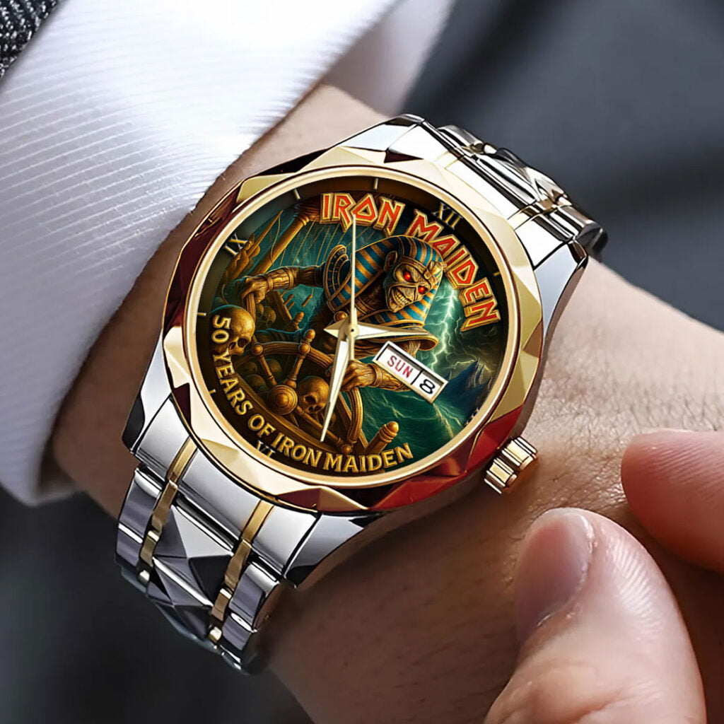 Iron Maiden Alloy Luxury Quartz Watch - TMTHU 240