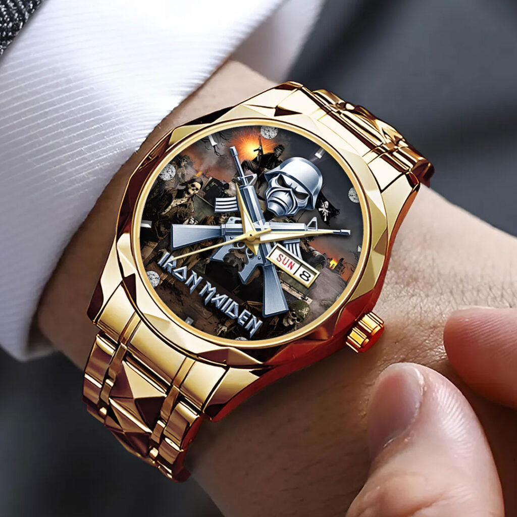 Iron Maiden Alloy Luxury Quartz Watch - TMTHU652