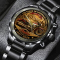 Indian Motorcycle 125th Anniversary Black Stainless Steel Watch - TMTHU8098