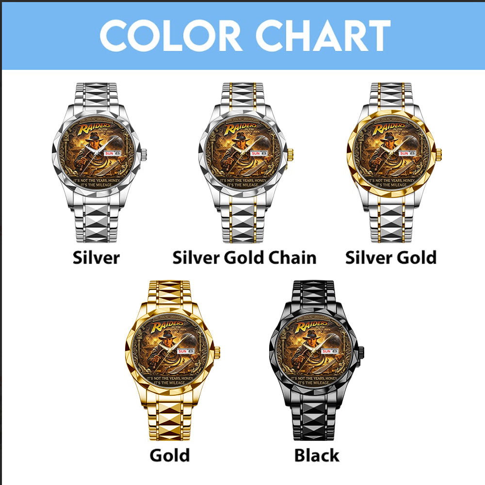 Indiana Jones Raiders of the Lost Ark 45th Anniversary Alloy Luxury Quartz Watch - TANTN20389