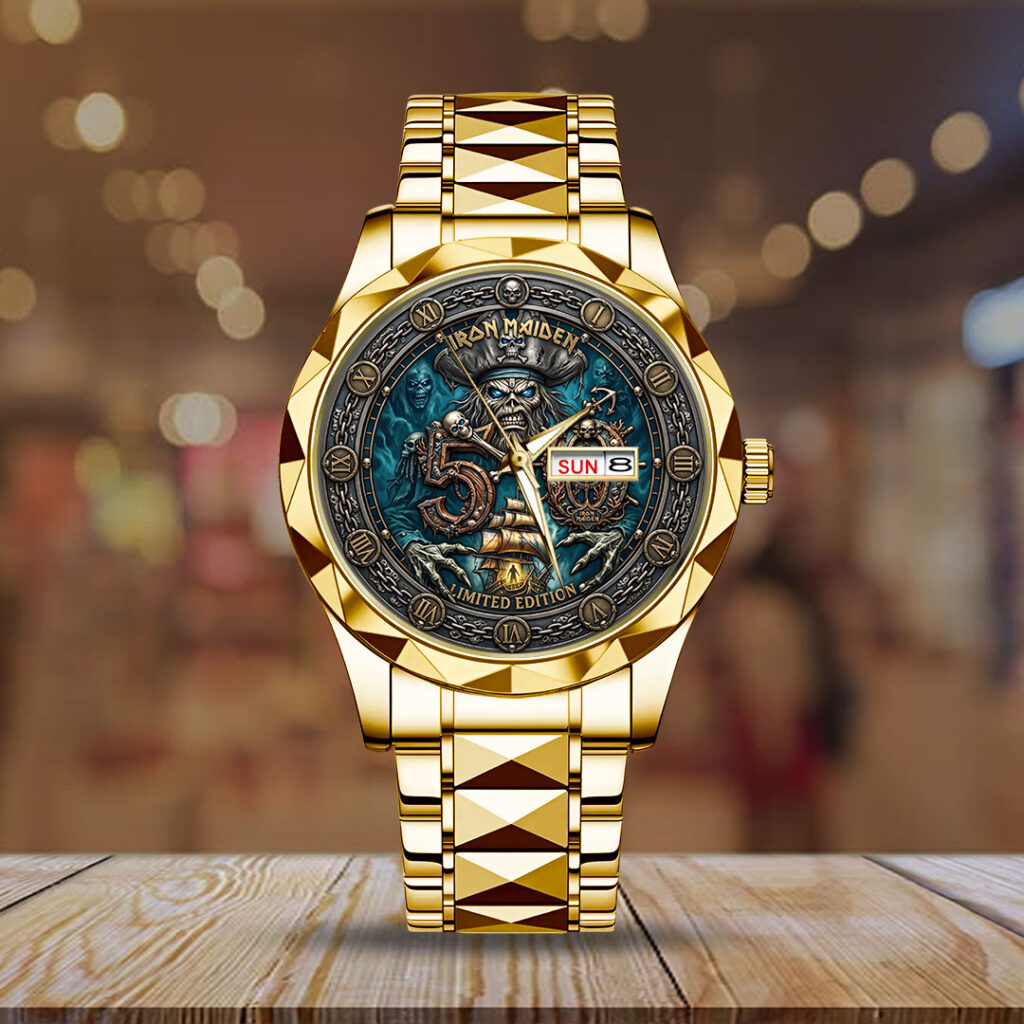 Iron Maiden 50th Anniversary  Alloy Luxury Quartz Watch - TMTHU8054