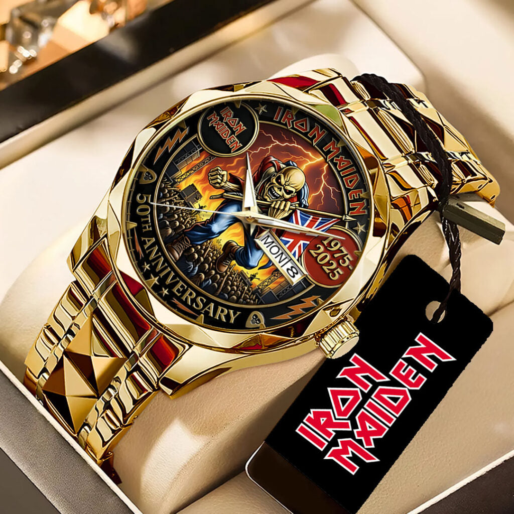 Iron Maiden 50th Anniversary Alloy Luxury Quartz Watch - TANTN19805