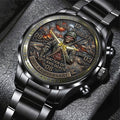 Iron Maiden: A Matter of Life and Death 20th Anniversary Black Stainless Steel Watch - TMTHU8871
