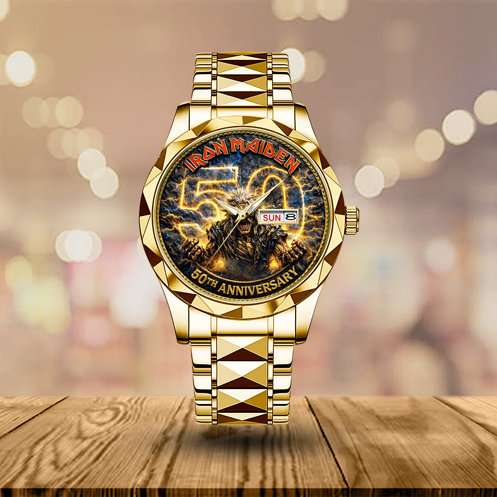Iron Maiden Alloy Luxury Quartz Watch - TMTHU4936