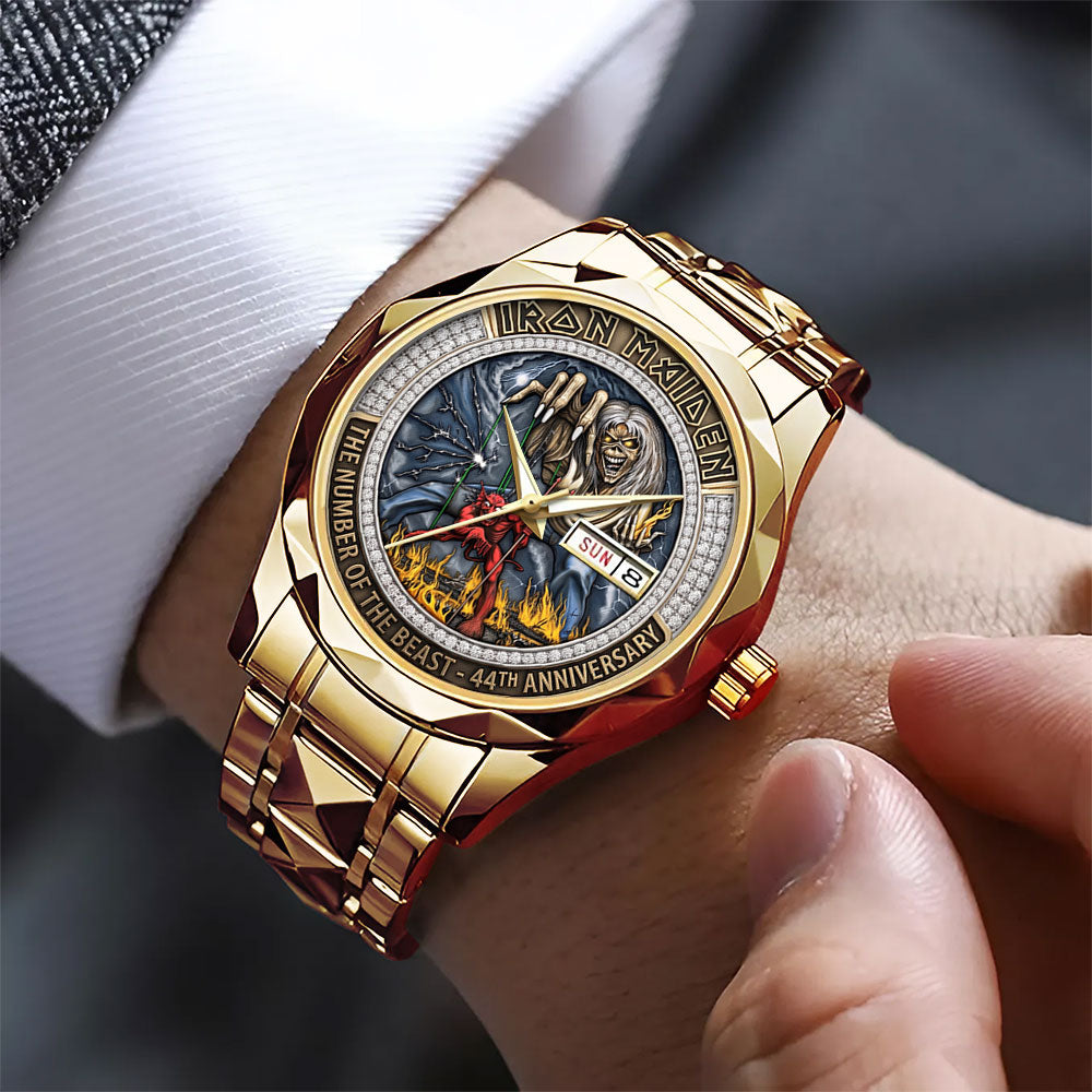 Iron Maiden Alloy Luxury Quartz Watch - TMTHU7560