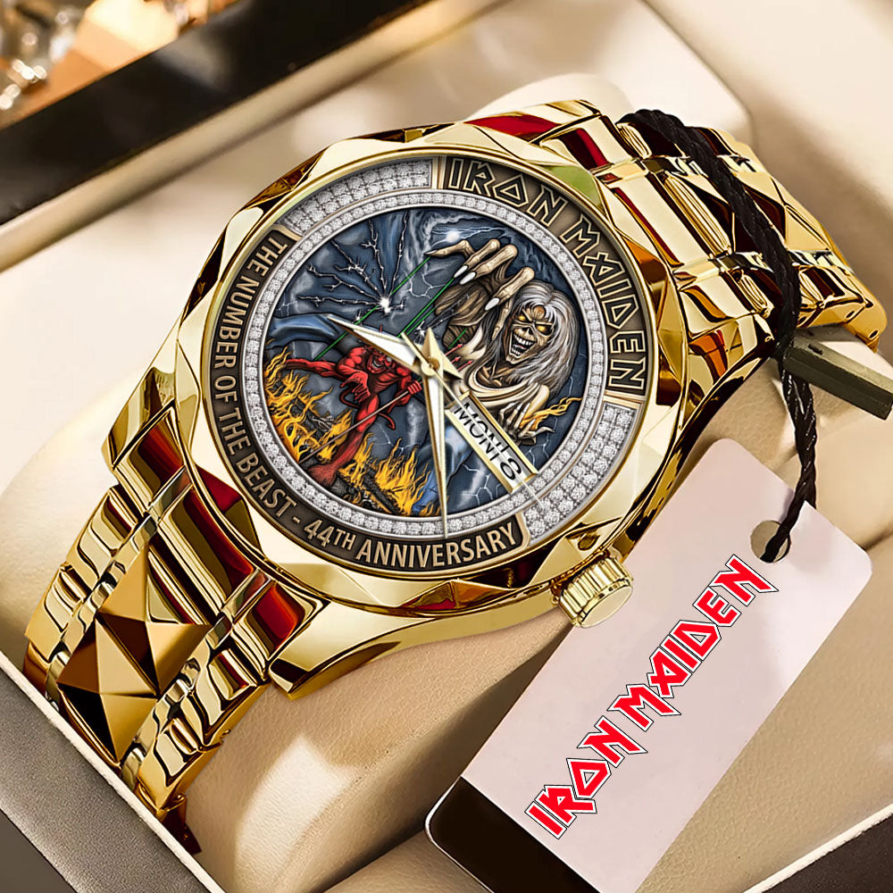 Iron Maiden Alloy Luxury Quartz Watch - TMTHU7560