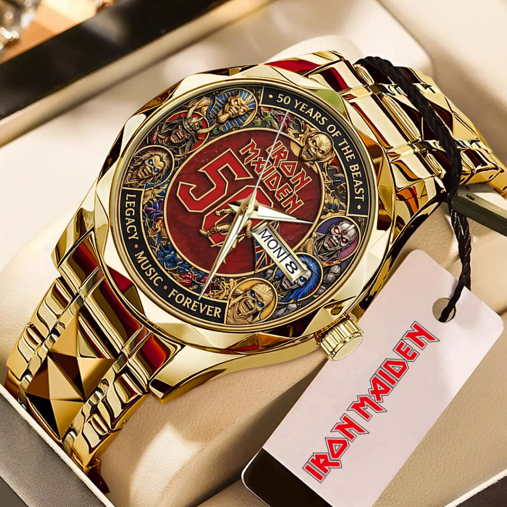 Iron Maiden Alloy Luxury Quartz Watch - TMTHU7285