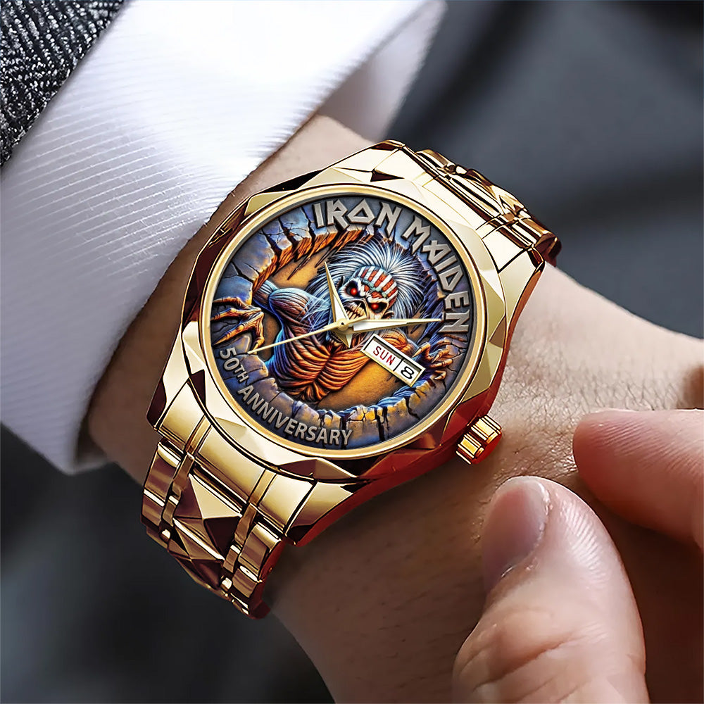 Iron Maiden Alloy Luxury Quartz Watch - TMTHU4613