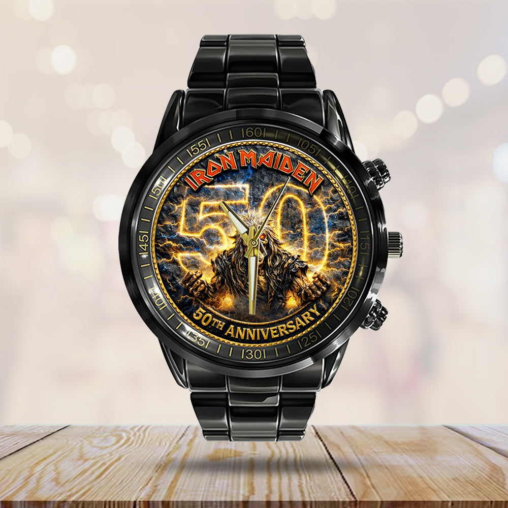 Iron Maiden Black Stainless Steel Watch - TMTHU4935