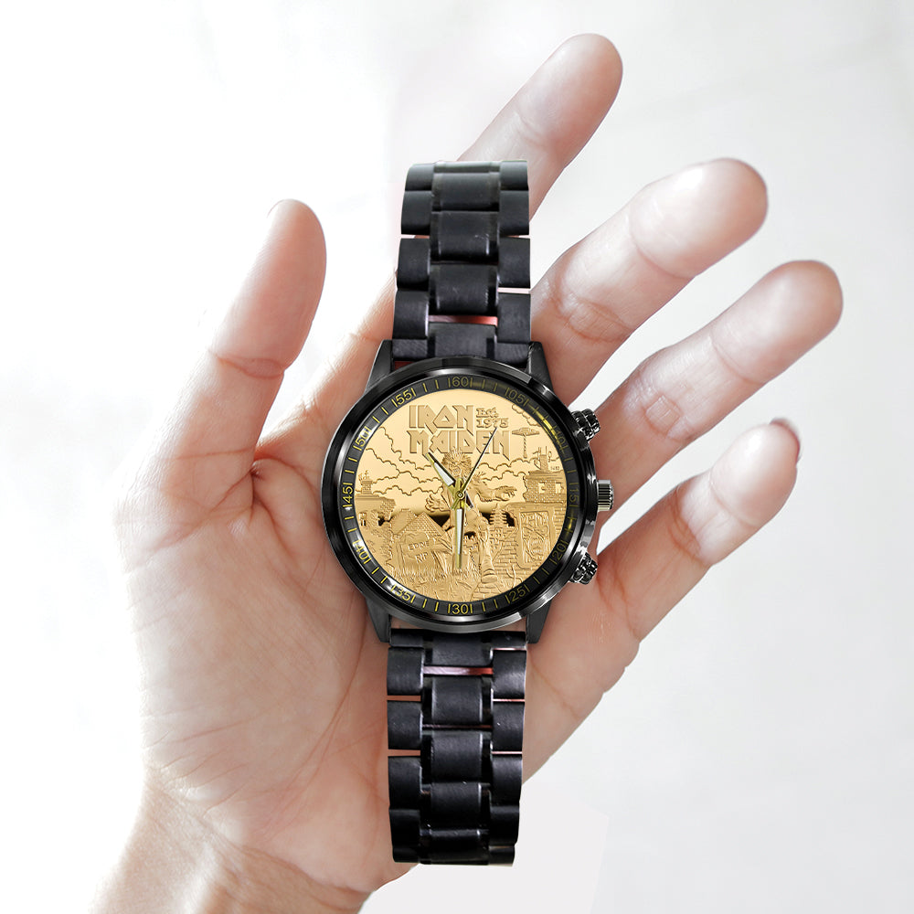 Iron Maiden Black Stainless Steel Watch - TANTN 14340