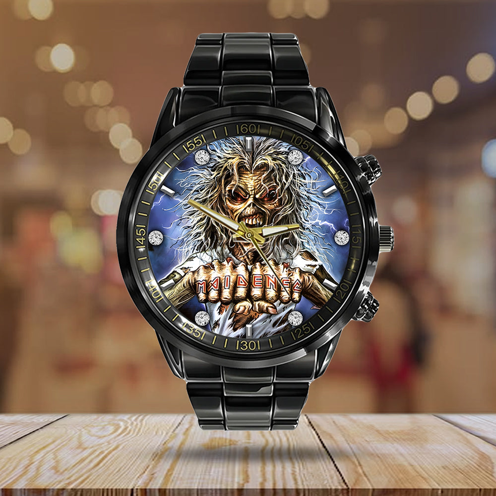 Iron Maiden Black Stainless Steel Watch - GNE NEW192