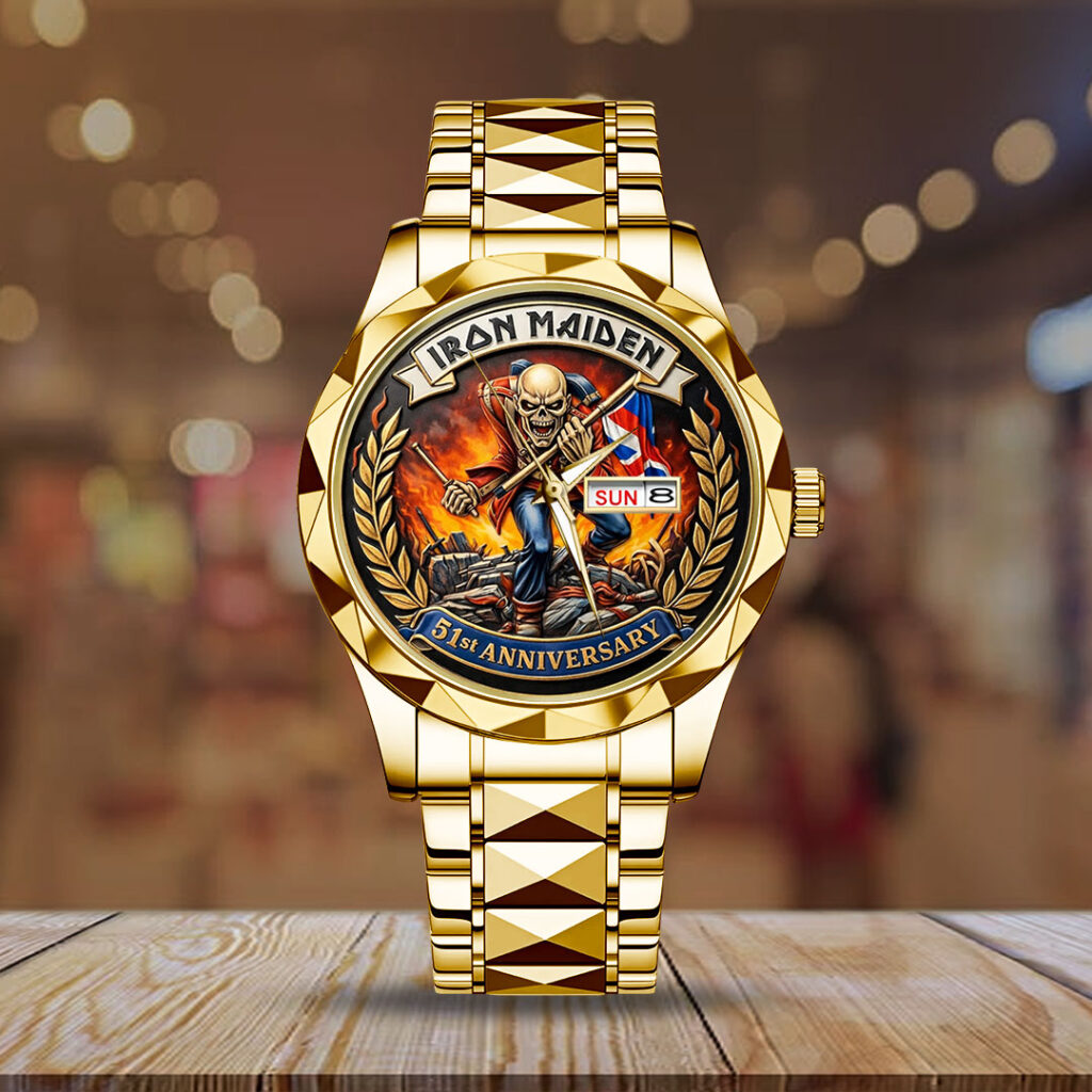 Iron Maiden Alloy Luxury Quartz Watch - TMTHU4272