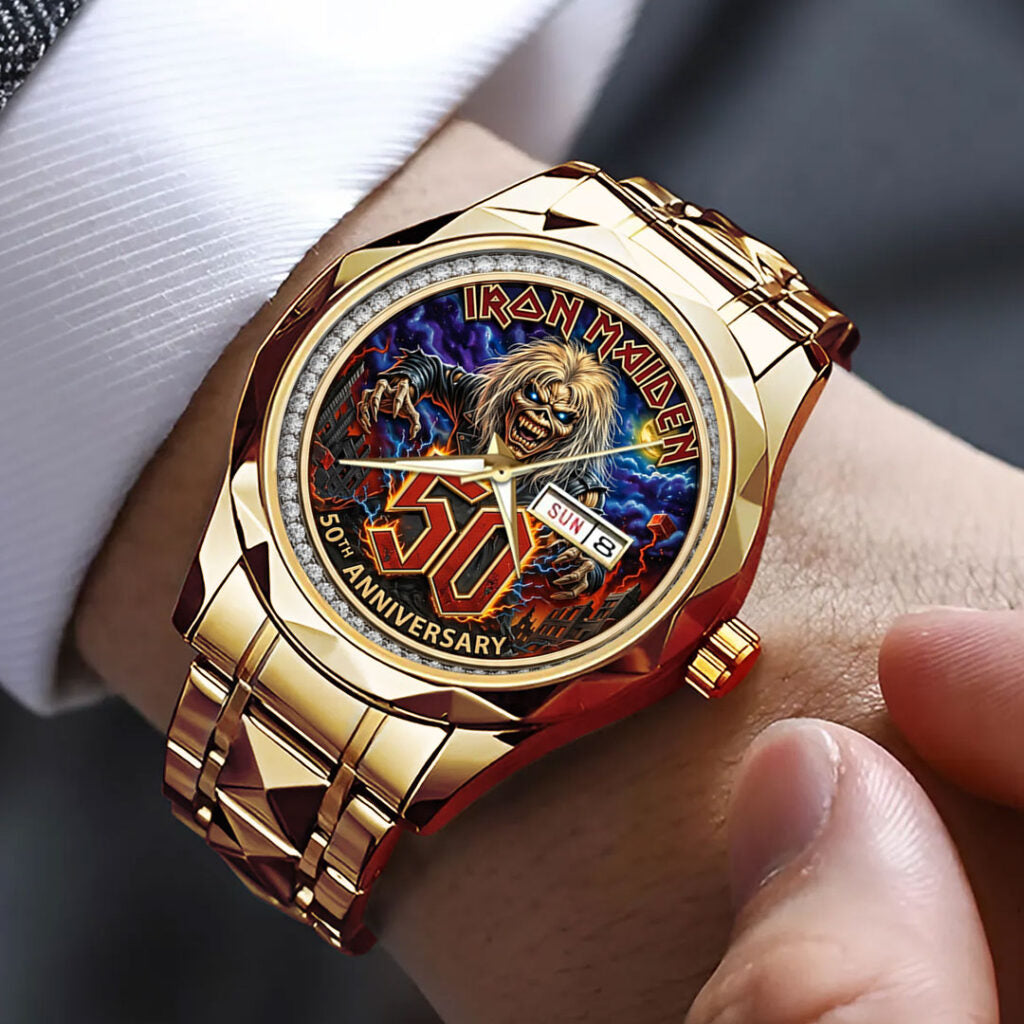 Iron Maiden Alloy Luxury Quartz Watch - TMTHU7175