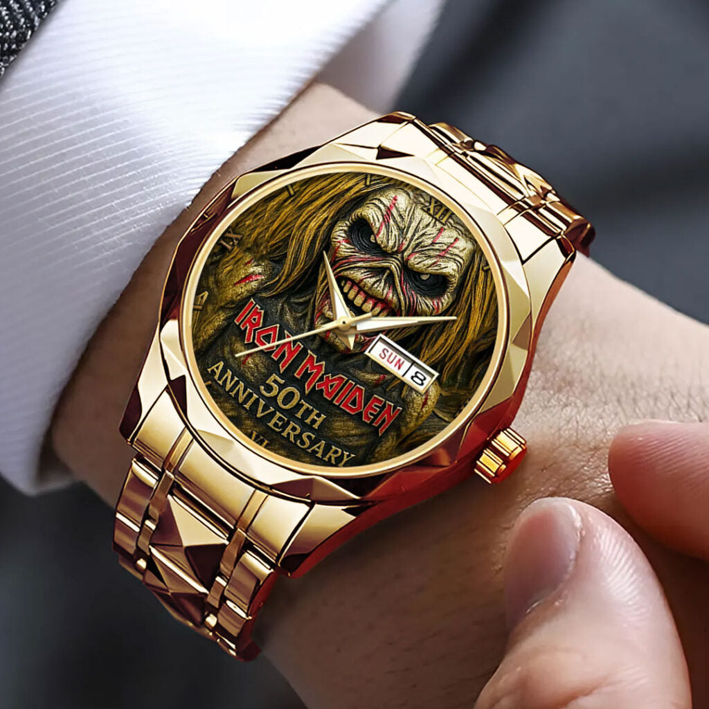 Iron Maiden Alloy Luxury Quartz Watch - GNE NEW537