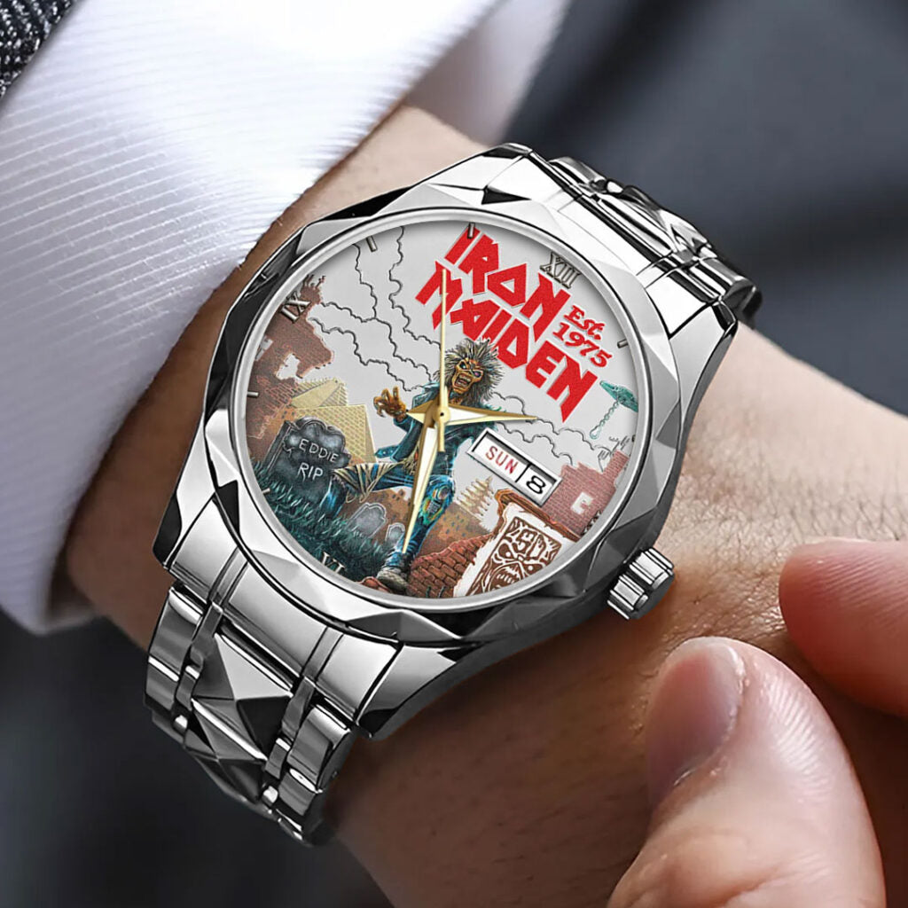 Iron Maiden Alloy Luxury Quartz Watch - HOATT 11740
