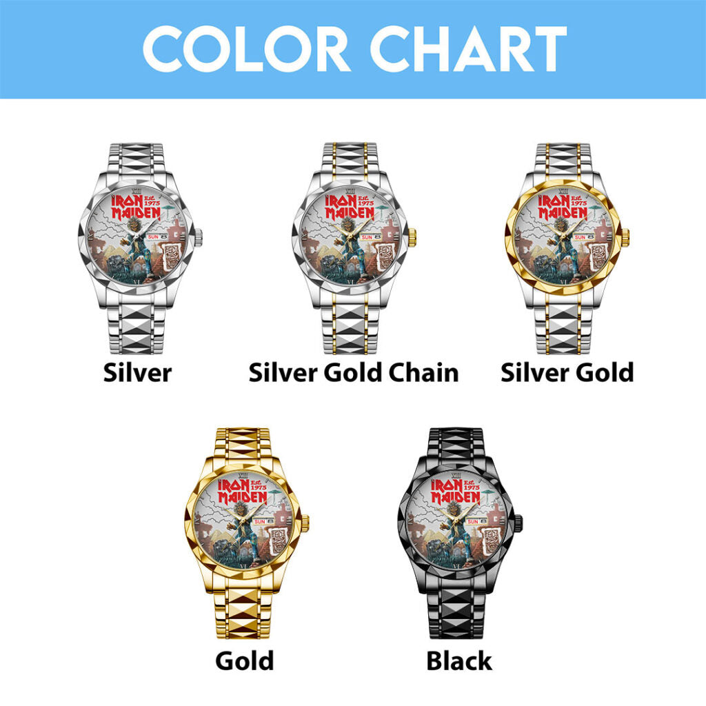 Iron Maiden Alloy Luxury Quartz Watch - HOATT 11740