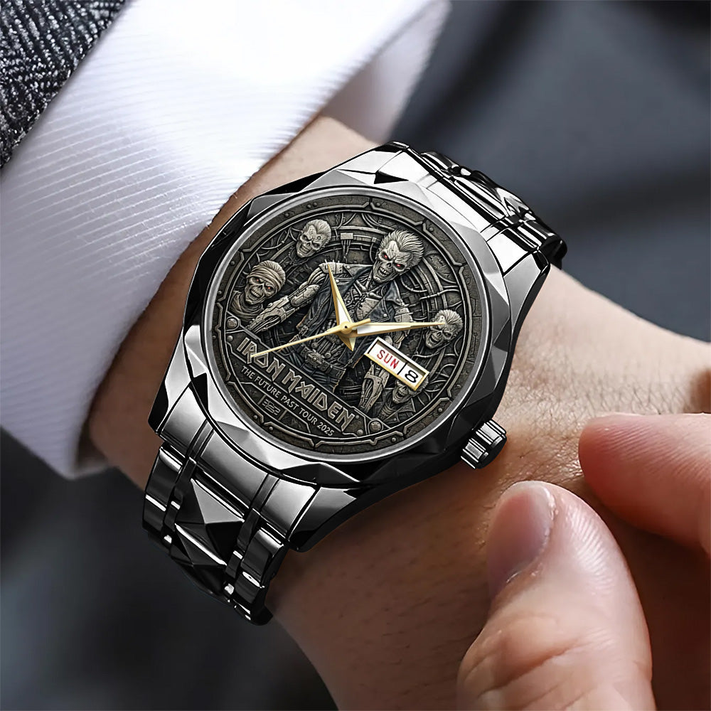 Iron Maiden Alloy Luxury Quartz Watch - TANTN20804