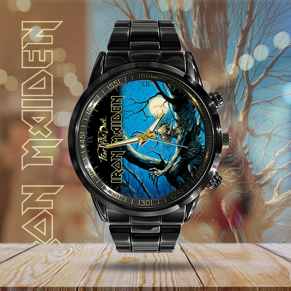 Iron Maiden Black Stainless Steel Watch - GNE 3073