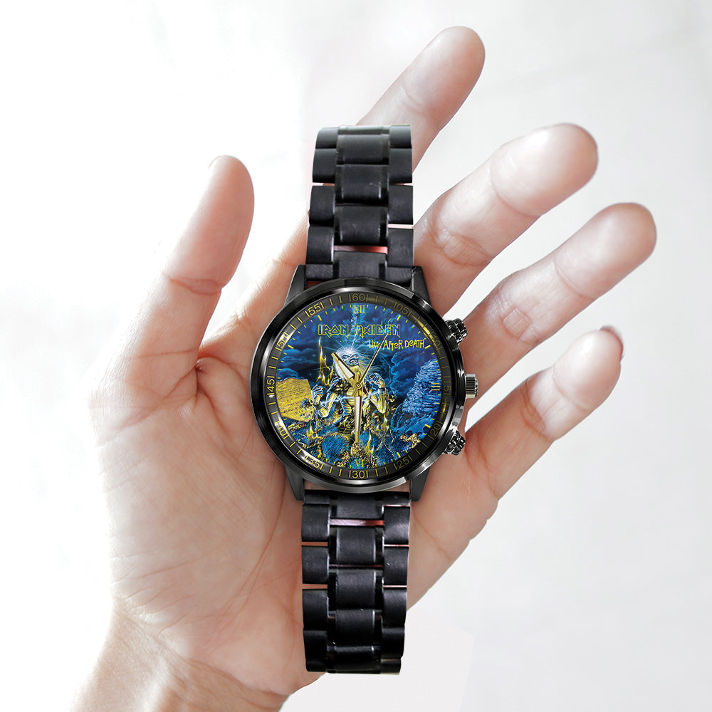 Iron Maiden Black Stainless Steel Watch - GNE 3075