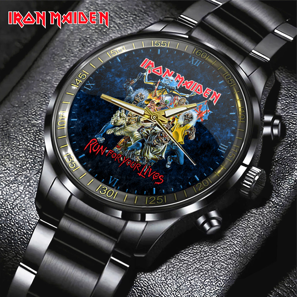 Iron Maiden Black Stainless Steel Watch - GNE 3076