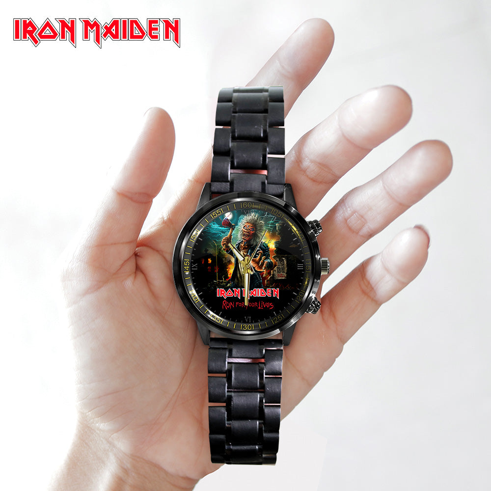 Iron Maiden Black Stainless Steel Watch - GNE 3077