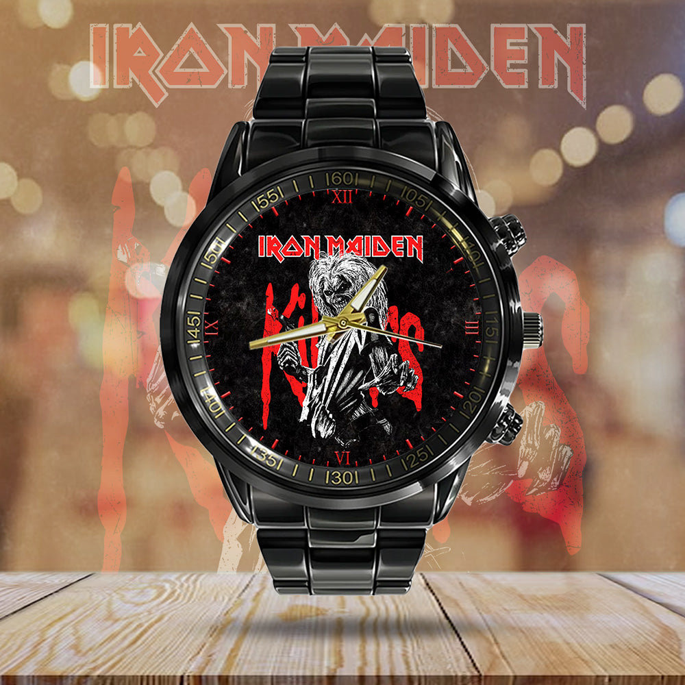 Iron Maiden Black Stainless Steel Watch - GNE 3078