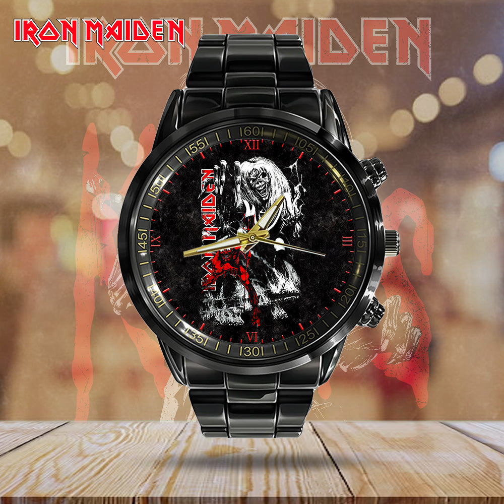 Iron Maiden Black Stainless Steel Watch - GNE 3079
