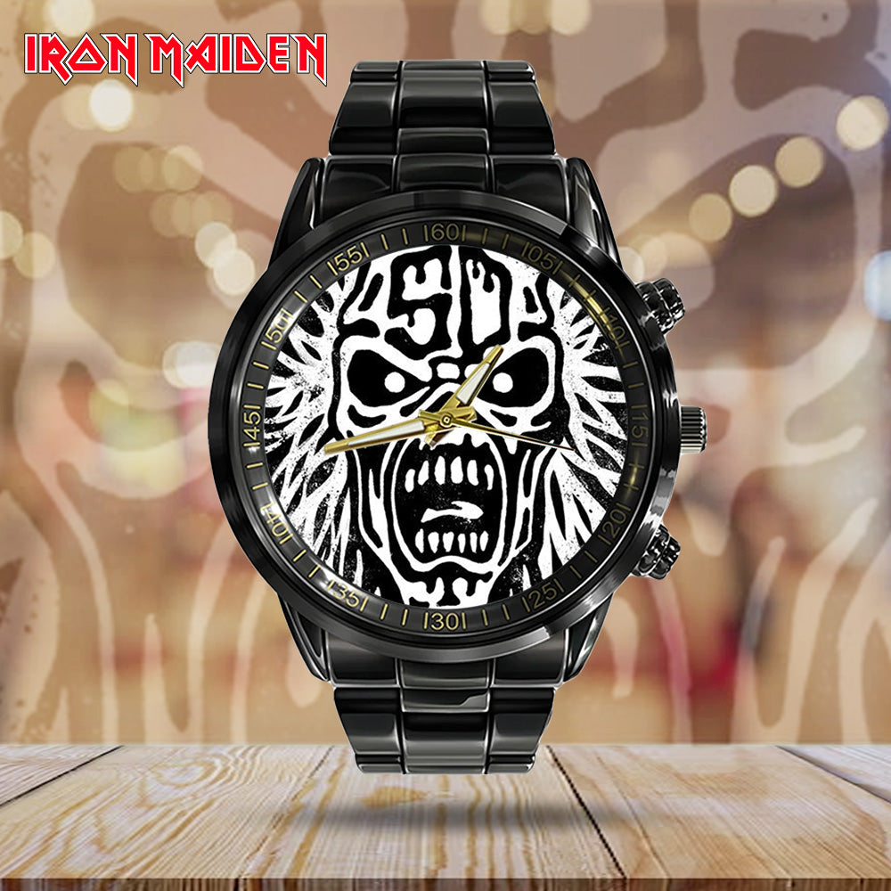 Iron Maiden Black Stainless Steel Watch - GNE 3142