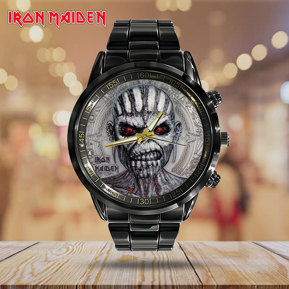 Iron Maiden Black Stainless Steel Watch - TANTN 12256