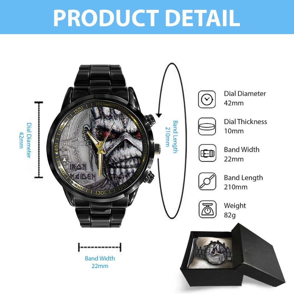 Iron Maiden Black Stainless Steel Watch - TANTN16213
