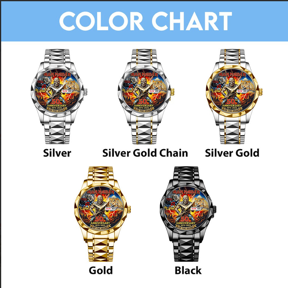 Iron Maiden 50th Anniversary Alloy Luxury Quartz Watch - TANTN19766