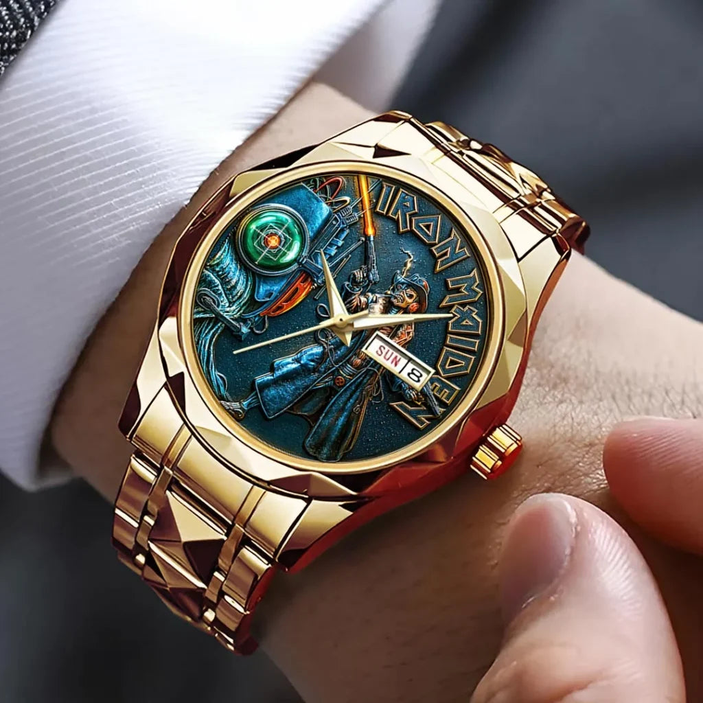 Iron Maiden Alloy Luxury Quartz Watch - HOATT20834