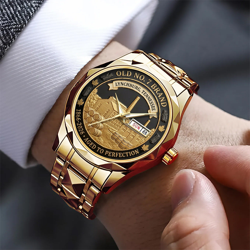 Jack Daniel's 160th Anniversary Alloy Luxury Quartz Watch - TANTN20697