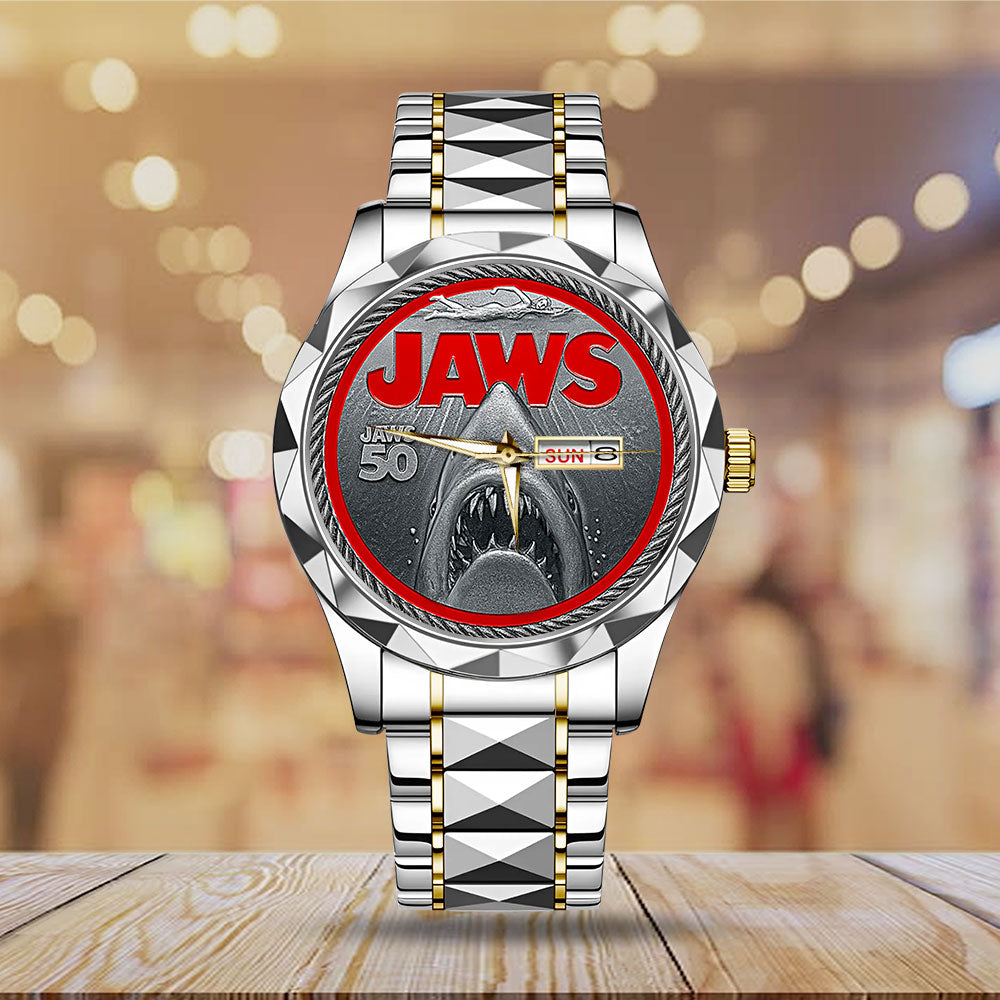 Jaws 50 Years Anniversary Alloy Luxury Quartz Watch - TANTN16993