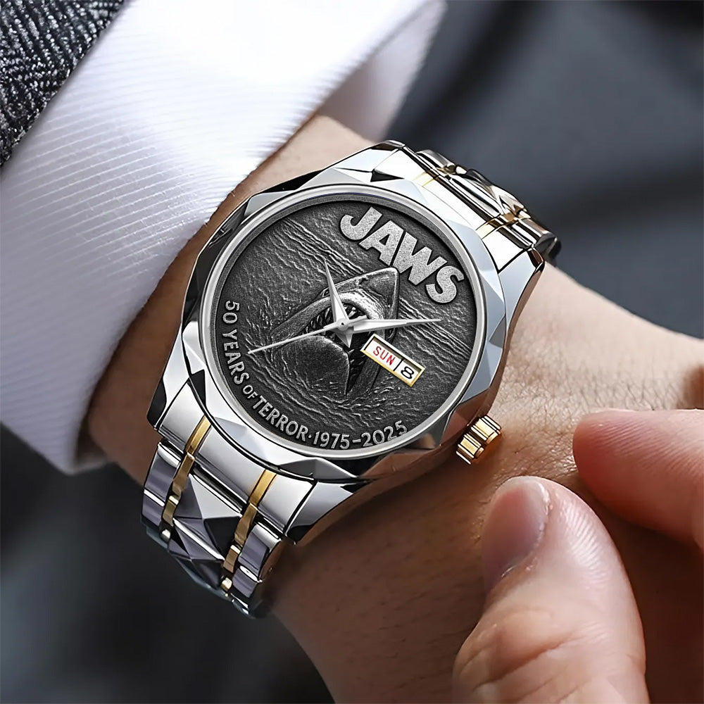 Jaws Alloy Luxury Quartz Watch - TANTN 14100
