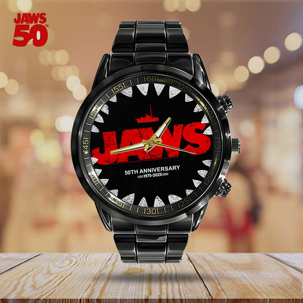 Jaws Black Stainless Steel Watch - GNE 3371