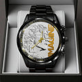 John Lennon Black Stainless Steel Watch - TANTN18768