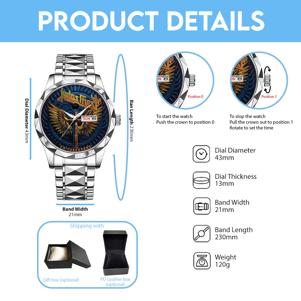 Judas Priest Alloy Luxury Quartz Watch - TANTN19831