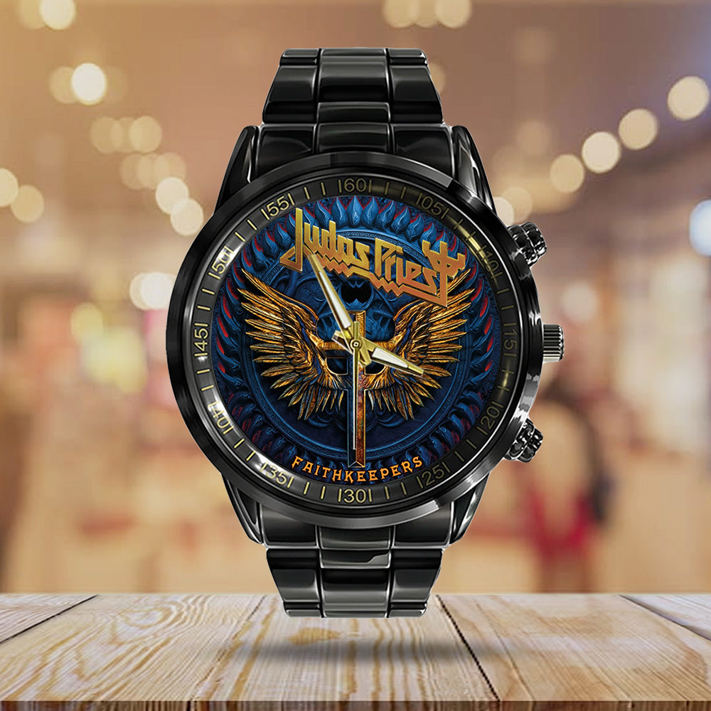 Judas Priest Black Stainless Steel Watch - TANTN19832
