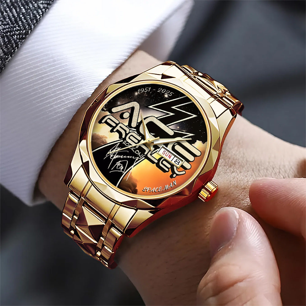 KISS x Ace Frehley Alloy Luxury Quartz Watch - GNE4595