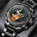 KISS x Ace Frehley Black Stainless Steel Watch - MAITM13468